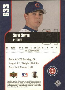 2002 Upper Deck 40-Man #633 Steve Smyth Back