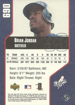 2002 Upper Deck 40-Man #690 Brian Jordan Back