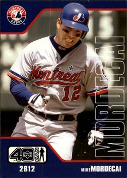 2002 Upper Deck 40-Man #730 Mike Mordecai Front