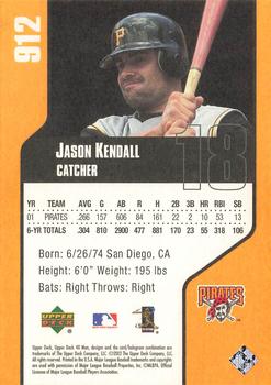 2002 Upper Deck 40-Man #912 Jason Kendall Back