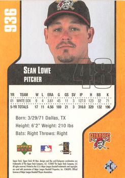 2002 Upper Deck 40-Man #936 Sean Lowe Back