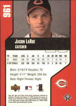 2002 Upper Deck 40-Man #961 Jason LaRue Back