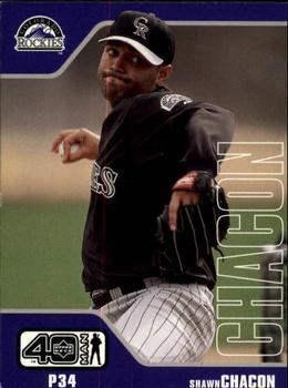 2002 Upper Deck 40-Man #990 Shawn Chacon Front