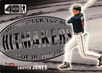 2002 Upper Deck 40-Man #1057 Chipper Jones Front