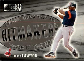 2002 Upper Deck 40-Man #1063 Matt Lawton Front