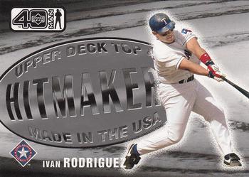 2002 Upper Deck 40-Man #1075 Ivan Rodriguez Front