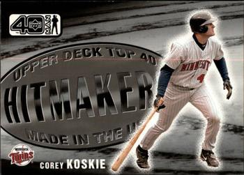 2002 Upper Deck 40-Man #1084 Corey Koskie Front