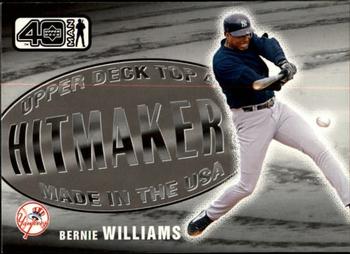 2002 Upper Deck 40-Man #1089 Bernie Williams Front