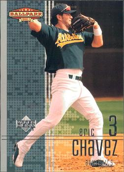 2002 Upper Deck Ballpark Idols #7 Eric Chavez Front