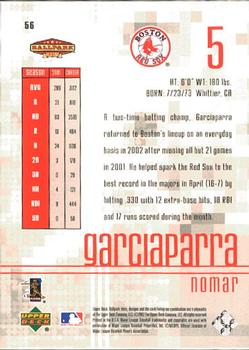 2002 Upper Deck Ballpark Idols #56 Nomar Garciaparra Back