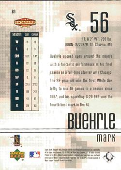 2002 Upper Deck Ballpark Idols #81 Mark Buehrle Back