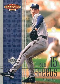 2002 Upper Deck Ballpark Idols #111 Ben Sheets Front