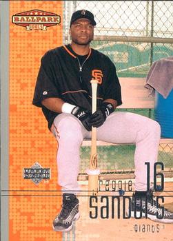 2002 Upper Deck Ballpark Idols #154 Reggie Sanders Front
