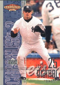 2002 Upper Deck Ballpark Idols #200 Jason Giambi Front
