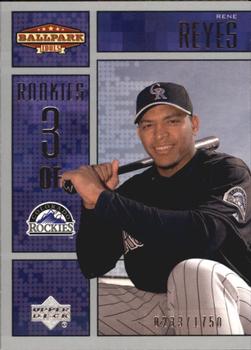2002 Upper Deck Ballpark Idols #239 Rene Reyes Front