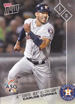 2017 Topps Now All-Star Game American League #AS-12 Carlos Correa Front