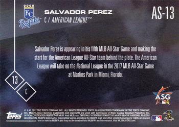 2017 Topps Now All-Star Game American League #AS-13 Salvador Perez Back