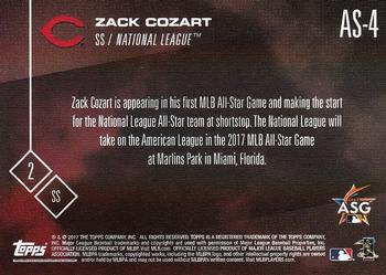 2017 Topps Now All-Star Game National League #AS-4 Zack Cozart Back