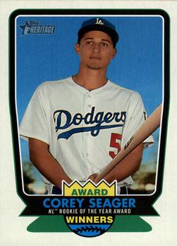 2017 Topps Heritage - Award Winners #AW-3 Corey Seager Front