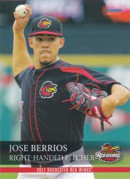 2017 Choice Rochester Red Wings #2 Jose Berrios Front
