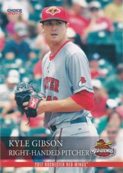 2017 Choice Rochester Red Wings #8 Kyle Gibson Front