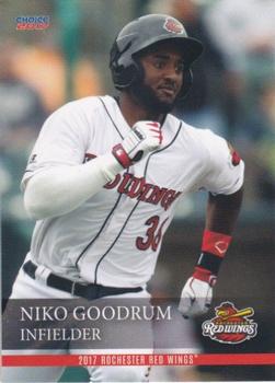 2017 Choice Rochester Red Wings #10 Niko Goodrum Front