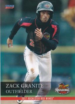 2017 Choice Rochester Red Wings #11 Zack Granite Front