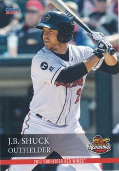 2017 Choice Rochester Red Wings #21 J.B. Shuck Front