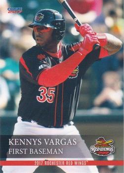 2017 Choice Rochester Red Wings #23 Kennys Vargas Front
