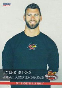 2017 Choice Rochester Red Wings #28 Tyler Burks Front