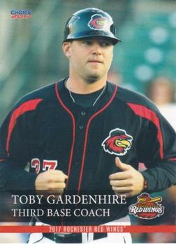 2017 Choice Rochester Red Wings #30 Toby Gardenhire Front