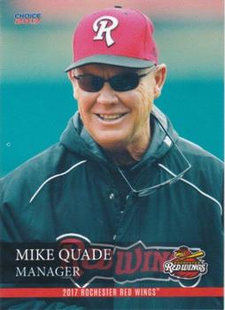 2017 Choice Rochester Red Wings #31 Mike Quade Front