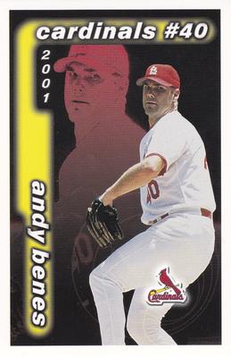 2001 St. Louis Cardinals Police #NNO Andy Benes Front