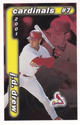 2001 St. Louis Cardinals Police #NNO J.D. Drew Front