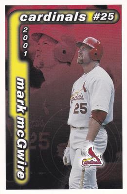 2001 St. Louis Cardinals Police #NNO Mark McGwire Front