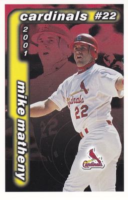 2001 St. Louis Cardinals Police #NNO Mike Matheny Front