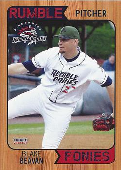 2017 Choice Binghamton Rumble Ponies #01 Blake Beavan Front