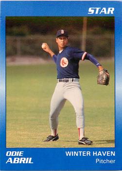 1989 Star Winter Haven Red Sox - Platinum #1 Odie Abril Front