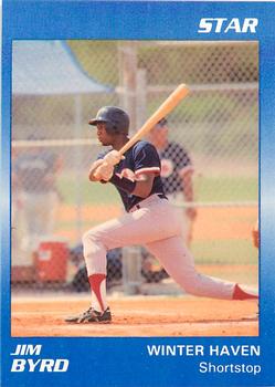 1989 Star Winter Haven Red Sox - Platinum #2 Jim Byrd Front