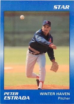 1989 Star Winter Haven Red Sox - Platinum #6 Peter Estrada Front