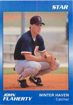 1989 Star Winter Haven Red Sox - Platinum #7 John Flaherty Front