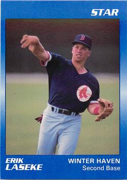 1989 Star Winter Haven Red Sox - Platinum #12 Erik Laseke Front