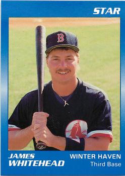 1989 Star Winter Haven Red Sox - Platinum #27 James Whitehead Front