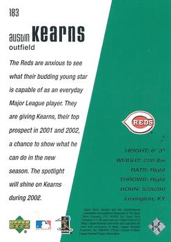 2002 Upper Deck Diamond Connection #183 Austin Kearns Back