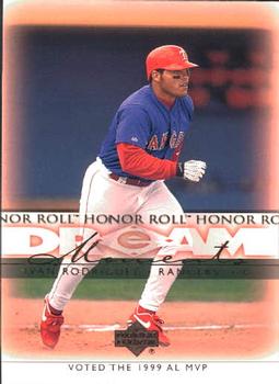 2002 Upper Deck Honor Roll #70 Ivan Rodriguez Front