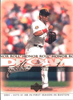 2002 Upper Deck Honor Roll #91 Manny Ramirez Front