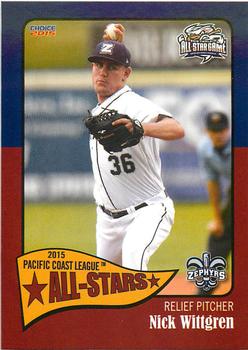 2015 Choice Pacific Coast League All-Stars #30 Nick Wittgren Front