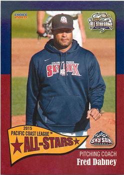 2015 Choice Pacific Coast League All-Stars #32 Fred Dabney Front