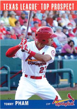 2013 Grandstand Texas League Top Prospects #NNO Tommy Pham Front