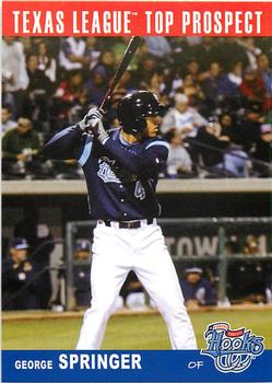 2013 Grandstand Texas League Top Prospects #NNO George Springer Front